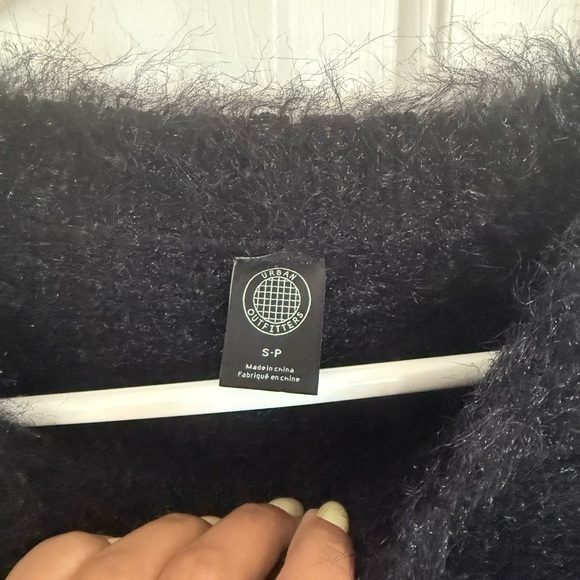 Urban Outfitters Black Fuzzy Sweater - Picture 3 of 3